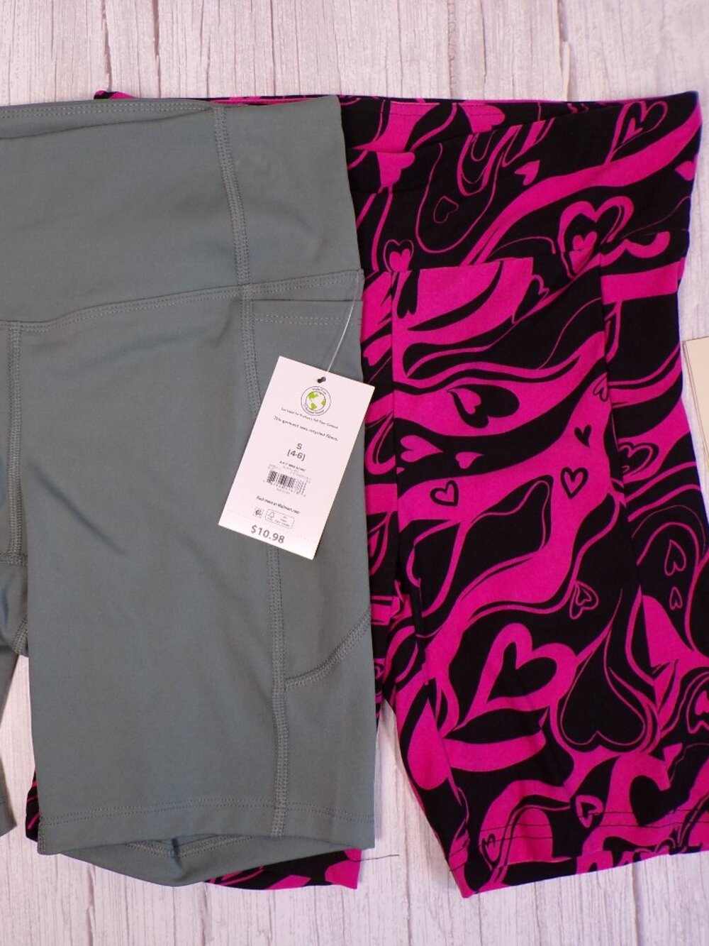 NWT Avia & No Boundaries Women's S (4/6) Bicycle Shorts 2-Pack